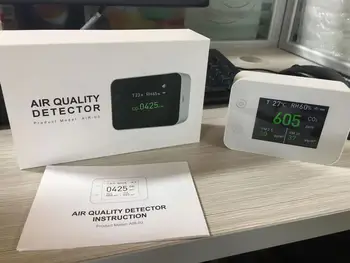 2.8 collu LCD Ciparu Oglekļa Dioksīda Detektoru C02 Testeri Gaisa Kvalitātes Analizators PM2.5 PM10 Temperatūras un Mitruma Mērītājs