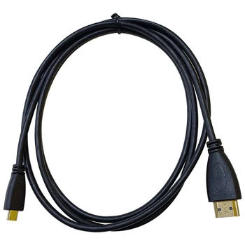 ONLENY Black Micro HDMI saderīgas ar HDMI-saderīgam Kabeli, Vīrietis-sieviete 1.5 M 4K Aveņu Pi 4 Modelis B B Paraugs Kabeļa Adapteri