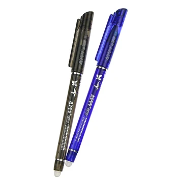 12Pcs/Komplekts Office Gēla Pildspalva Izdzēšami Piepildīt Stienis Burvju Izdzēšami Pildspalvu Piepildīt 0.5 mm Zila, Melna Tinte Skolas Kancelejas Rakstīšanas Rīks Dāvanu