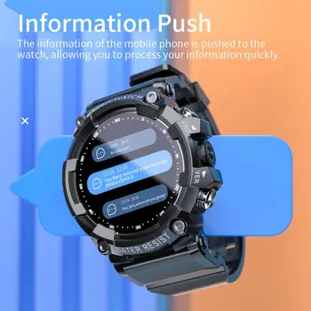 LOKMAT UZBRUKUMS 3 Smart Skatīties Fitnesa Tracker Sirds ritma Monitors IP68 Ūdensnecaurlaidīga Sporta Skatīties Bluetooth Zvanu Smart Aproce
