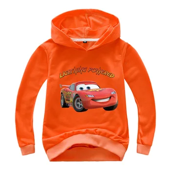 Bērnu Sporta Krekls Karikatūra Pixar Cars, Zibens McQueen Ar Garām Piedurknēm T Kreklu Bērnu Zēnu Drēbes Bērniem Meitene Hoodies Top Tee Kostīms
