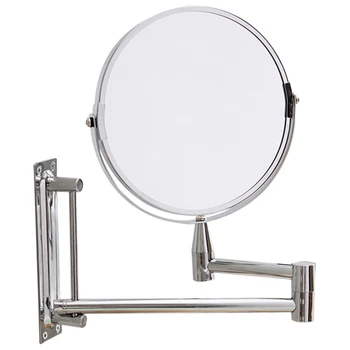 Vannas Istaba Spogulis Palielinājumu Double-Sided Sienas Uzstādīts Iedomība Palielināmais Spogulis, Grozāmie, Var Pagarināt Sienas Spoguli