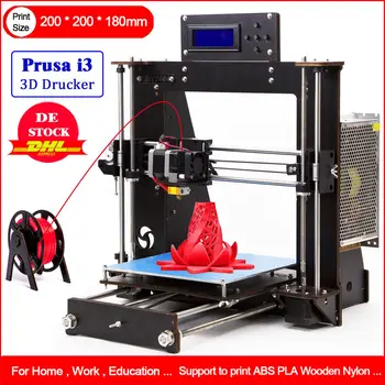 Reprap 3D Printeri Prusa i3 Vienu Nozzel Uzlabot Strāvas zuduma Atsāktu Drukāšanu Impressora 3D UK ASV Akciju
