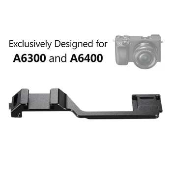 Studio Aukstā Apavu Adapteris Pārvietošana Plāksne Alumīnija Sakausējuma Vlog Kameras Stiprinājums Stiprinājuma Piederumu Nomaiņa Sony A6300/A6400