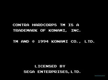 Contra Cietā Korpusa 16 bit SEGA MD Spēles Karti Sega Genesis Tikai