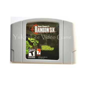64 Bitu Video Spēļu Kārtridžu Konsoli Kartes Rainbow Six Nintendo N64 MUMS NTSC Versiju angļu Valodā