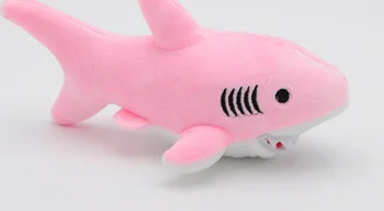 18 CM Okeāna Haizivs Plīša Pildījumu Rotaļlietas Lelle Keychain Kulons Haizivs Plīša Rotaļlietas, Lelles, Zils, Rozā, Pelēkā Haizivs Plīša Rotaļlietas Modelis