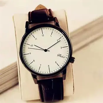 WOKAI augstas kvalitātes modes gadījuma dāmas taisnu svītru jostas Uzņēmumu Sporta kvarca skatīties retro klasiskās vienkārši slim pulkstenis