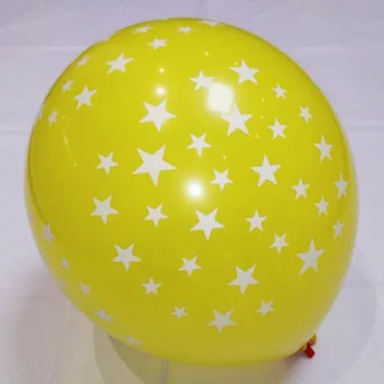 50gab 12 collu biezs 2.8 g Romantiska Pieci norādīja zvaigzne Balonu, no Lateksa, bērnu dzimšanas dienas svinības Apdare Kāzu Piegādi Bez Iepirkšanās