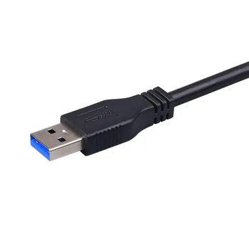 USB 3.0 pagarinātāja vads īss USB 2.0, USB 3.0 hub Tipa sieviešu un vīriešu pagarinātāju datu un barošanas kabelis PC klēpjdators