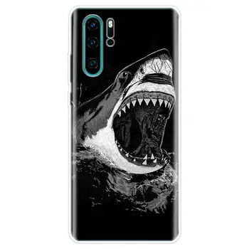 Okeāna Vaļu Haizivis Zivju Vāciņa Telefonu Gadījumā Par Huawei Y5 Y6 Y7 Y9S P Smart Z 2019 Godu 10 Lite 9 20 9X 8S 8X 8.A Pro 7.A 7X Coque