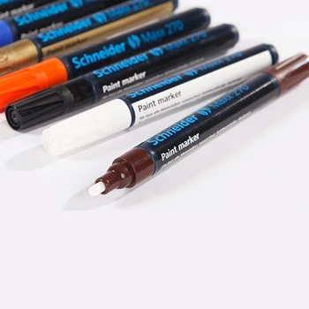 1gb Schneider Maxx 270 Melno Metālu Vides Aizsardzības Krāsas Pildspalvu Krāsas Pildspalvu Non-fading Paliekošu Zīmi, 3mm