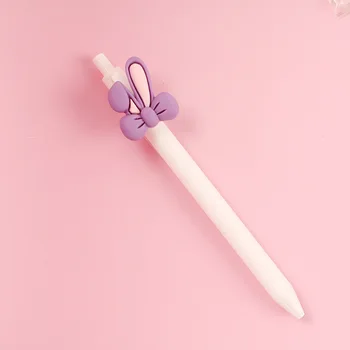 3pcs/daudz Cute 0.5 mm Anime Gēla Pildspalva Kawaii trušu Nospiediet Pildspalvu Neitrāls Pildspalvu, Paraksts ar Pildspalvu Skolas Rakstīšanas Piederumi Dāvanu