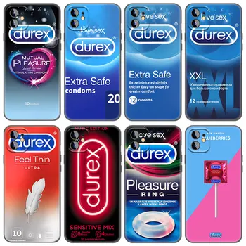 Sexy Cndom Zīmols Durex Lodziņā Telefonu Gadījumā Par Apple iPhone 13 12 Mini 11 Pro Max XR-X XS MAX 6S 6 7 8 Plus 5 5S SE 