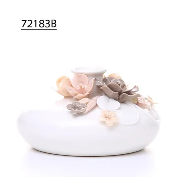 1gb Eiropas modes keramikas ziedu vāze,porcelāna vāzes decoratives,skolas piens mājas dekoram modernu,galda vāze