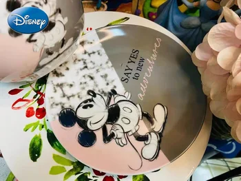 Disney Galda Piederumi Mickey Galda Piederumi Personības Cute Karikatūra Vakariņas Plāksnes Bļodā Uzstādīt Keramikas Augsta Temperatūras Izturība