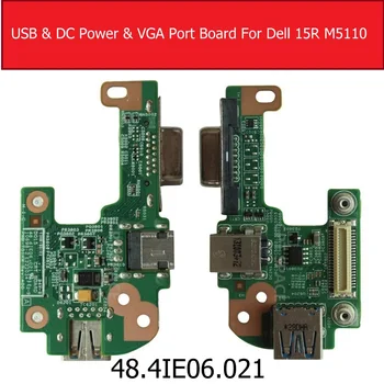 Power Board Dell Inspiron 15R M5100 DC & VGA Ostas valdes USB 3.0 Q15 Jack Valdes Nomaiņa 48.4IE06.021