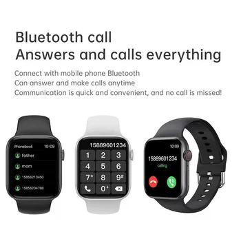 X8 MAX Oriģinālu Smart Skatīties Bluetooth Zvanu Ūdensizturīgs Sporta veidiem Vīriešiem un Sievietēm, Sirdsdarbības Monitoringa Smartwatch PK IWO13 Sērija 6 7