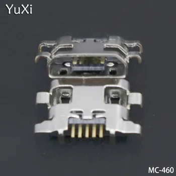 YuXi 10pcs/daudz Mikro mini USB ligzda ligzda uzlādes Ostas Doka Savienotājs Lenovo Vibe A7020 K52t38 K52e78 K5 Piezīme Meizu