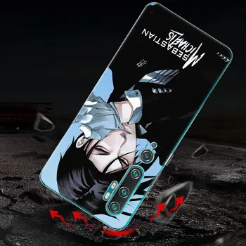 Anime Black Butler Kaķis Silikona Gadījumā Xiaomi Mi POCO X3 GT NFC M3 F3 9 9E A1 A2 A3 10T Pro 11es 11T 11 Lite CC9E Mīksto Segumu