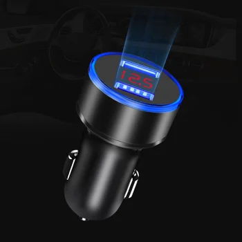 2019 USB Auto LED Tālruņa Lādētāju, Auto Piederumi Peugeot 206 207 208 307 308 407 408 508 2008 3008 4008 5008