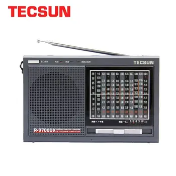 TECSUN R-9700DX Fm Radio Oriģinālo Garantiju SW/MW Augstas Jutības Pasaules Joslā Radio Uztvērējs Ar Skaļruni Portatīvie Radio