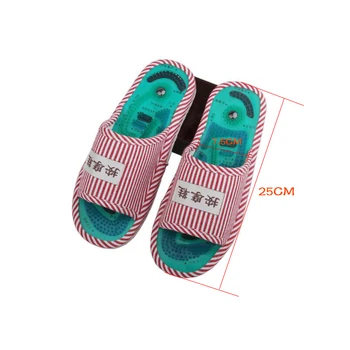 Jauno modes Ms čības Acupoint masāžas čības kāju masāža sieviešu kurpes mājas čības iekštelpu tupele vasarā pēdas apavi