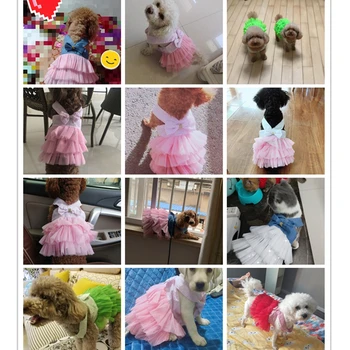 Vasaras Kleita Suns Pet Suņu Apģērbi Kāzu Kleitas, Svārki Kucēns Apģērbu Sweety Princese Kleita Pavasara Modes Jean Pet Apģērbs