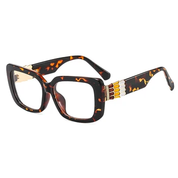 Taisnstūra Vintage Optiskās Brilles Sievietēm, Vīriešiem, Modes Laukumā Pret Zilo Gaismu Brilles Pārredzamu Lēcu, Briļļu Retro Unisex Oculos