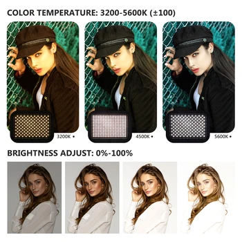 Neewer 2-Pack 2.4 G LED Video Apgaismojums Komplektā: Bi-Color CRI 95+ 280 LED Panelis ar 2M Gaismas Stends, LCD Displejs, 2.4 G Tālvadības