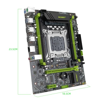 ATSLĒDZNIEKS X79 LGA 2011 Mātesplate Atbalsta DDR3 REG ECC RAM Un Desktop Intel Xeon E5 V1&V2 Procesors Ar M. 2 NVME V2.82H