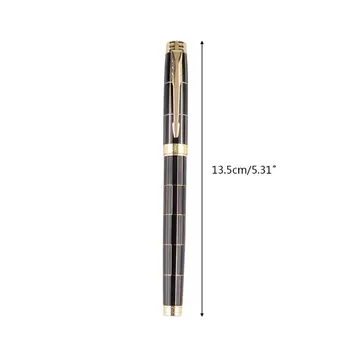 Luksusa Vīriešu Tīkla Tintes Pildspalva 0.5 mm Nib Biznesa Rakstot Parakstīšanas Kaligrāfijas