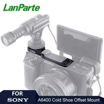 LanParte A6400 top aukstā apavu kompensēt mount Sony kameru, lai skaidru skatu no monitora