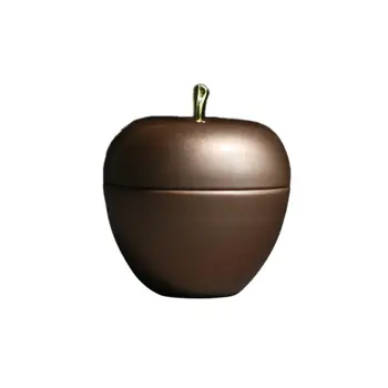Apple Formas Mini Alva Tējas Suger Konfektes Noslēgtā Kafijas Uzglabāšanas Kaste Metāla Gadījumā, Kāzu Favor Organizators Konteineru Y5JC