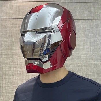 Marvel Iron Man MK5 Ķivere Balss aktivizēta Deformācijas Avengers Cosplay Klp Valkājamas Masku Halloween Dzimšanas dienas Dāvana