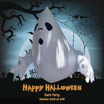 Halloween Piepūšamo Bumbu Ķirbju Zirnekļa Gars, Bārs Haunted House Mall Apdares Happy Halloween Puse Rotājumi