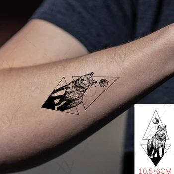 Ūdensnecaurlaidīgus Pagaidu Tetovējumiem Enkura Burtu