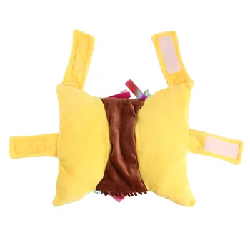 SUPREPER Trikotāžas Gadījuma Suns Hamburger Pārveidojot Kaķis Tērps Teddy Korsešu Smieklīgi Drēbes Izšūti Mazo Suņu Kostīmu Gudrs