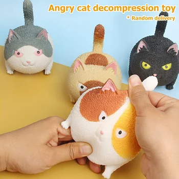 Glābšanas Rotaļlietas Gudrs Kaķis Dekompresijas Rotaļlietas Šķipsnu Mīksto Squishy Fidget Rotaļlietas Anti Stress Toy dāvanu pieaugušiem bērniem Lēni Pieaug Stresa