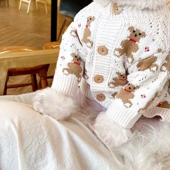 Ziemassvētku Pet Suņu Apģērbu Cute Sedz Suņiem Džemperis Ziemas Kokvilnas Silts Maziem, Vidējiem Suņiem, Trikotāžas Mēteļi Chihuahua Ropa Perro