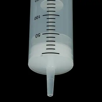 1 Gab. 300ml/cc lielu tilpumu plastmasas šļirci atkārtoti mērīšanas injekcijas šļirces