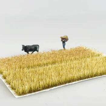 4Strips/Lodziņā 1/72-1/87 HO Mēroga Kviešu Lauks Rīsu Laukā Sloksnes Miniatūras Smilšu Plāksnes Sence Modelis