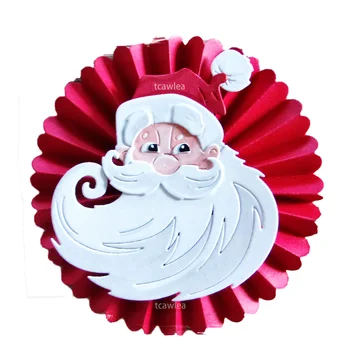 Smieklīgi Dažādi Santa Claus Sejas Metāla Griešanas Mirst Priecīgus Ziemassvētkus Lelle Dāvanu Trafaretu ar Spiešanu DIY Scrapbooking Kartes Kuģiem