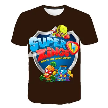 2022. gada Vasaras Superzings T-krekls Bērniem Vasarā Īsām Piedurknēm O-veida Kakla T-Krekls Super Zings T-Krekls Meitenēm un Zēniem Ikdienas Valkāšanai