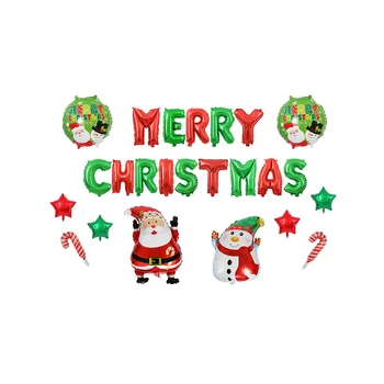Ziemassvētku Folija Baloni, Santa Claus, Sniegavīrs, Ziemassvētku Eglīte Apdare Xmas Party Piegādes Globos Ziemassvētku Puse Apdares