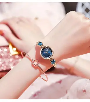 Reloj Mujer Modes Dāmas Sieviešu Nerūsējošā Tērauda Rhinestone Kvarca Rokas Pulksteni Mazo Skalu Romantiska Skatīties Uz Sievietēm, Montre Femme