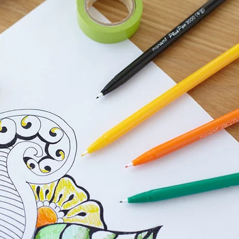 MONAMI Plus Pildspalvu 3000 Ūdens bāzes Tintes Krāsošana Burtiem Journaling Zīmēšanas Uzskatīja, Tip Zīme Pildspalvas Soda Punktu Cute Skolas Piederumi