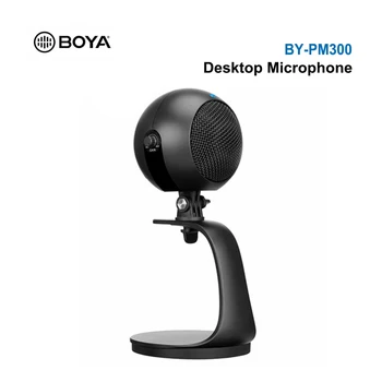 BOYA AR-PM300 USB Mikrofons Profesionālās Darbvirsmas Mikrofons Austiņu Izeja PC Datorā Ieraksta Tiešraidi Spēļu