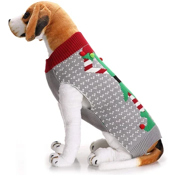 Benepaw Stilīgu Ziemassvētku Suns Džemperis Mājīgs, Silts Nelielu Elastību Kucēns Pet Pulovers Ziemas Drēbes Viegli Uzvilkt/Novilkt