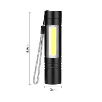 ANYIGEDEJU Portatīvie Mini Darba Inspekcijas Zibspuldzes gaismas XPE+1*COB LED Daudzfunkciju Apkopes AA bateriju darbināms Lukturīti